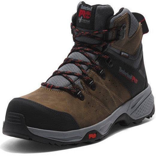 Timberland Pro Men's Switchback Composite Toe Waterproof Work Boot- Brown- TB1A5SZ3214 - Overlook Boots