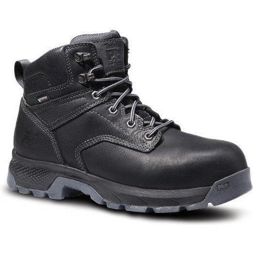 Timberland PRO Men's Titan EV 6" Composite Toe Waterproof Work Boot - Black - TB1A42GN001 - Overlook Boots