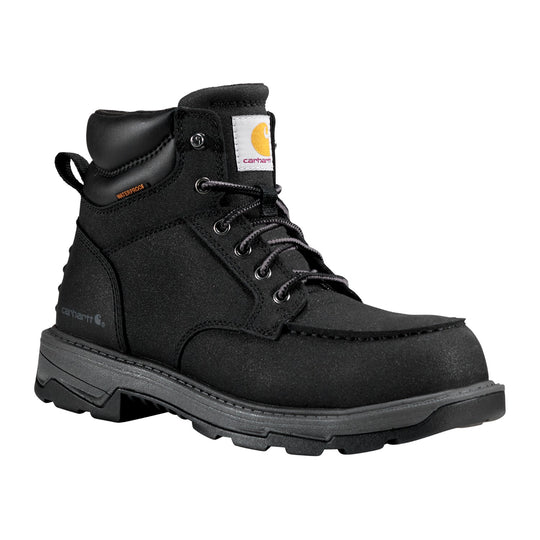 Carhartt Men's Hamilton 6" Waterproof Composite Moc Toe Work Boot - Black - FL6331-M 7 / Medium / Black - Overlook Boots