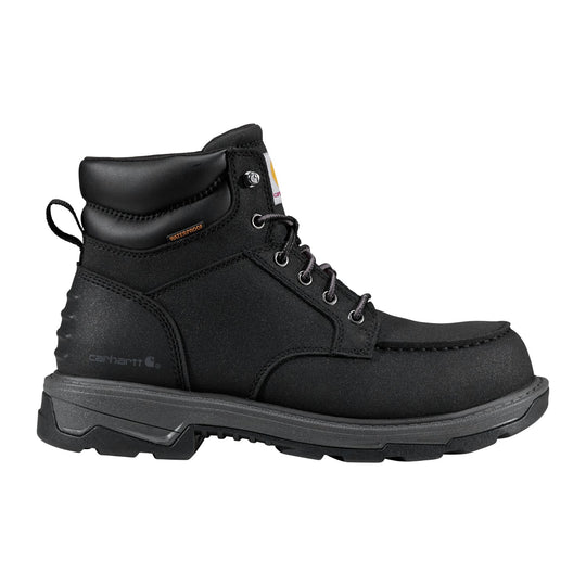 Carhartt Men's Hamilton 6" Waterproof Composite Moc Toe Work Boot - Black - FL6331-M - Overlook Boots