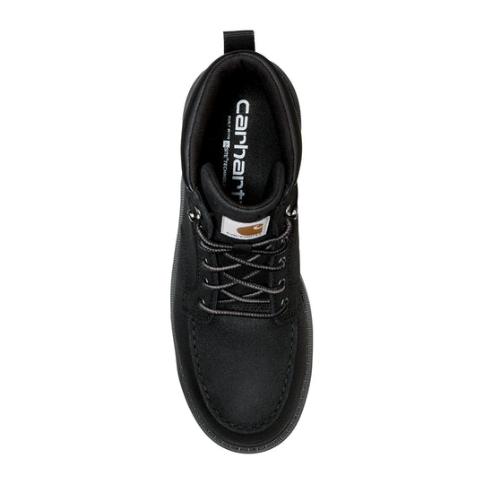 Carhartt Men's Hamilton 6" Waterproof Composite Moc Toe Work Boot - Black - FL6331-M - Overlook Boots