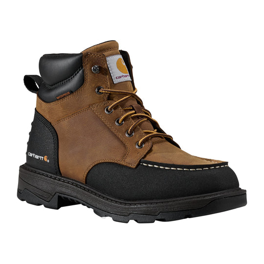 Carhartt Men's Hamilton 6" Waterproof Composite Moc Toe Work Boot - Brown - FL6334-M 7 / Medium / Brown - Overlook Boots