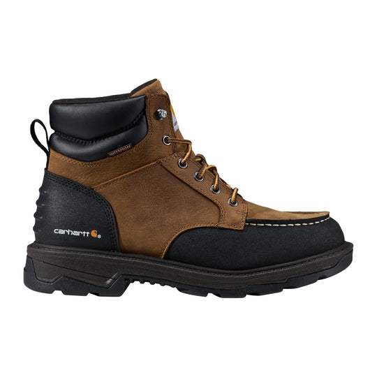 Carhartt Men's Hamilton 6" Waterproof Composite Moc Toe Work Boot - Brown - FL6334-M - Overlook Boots