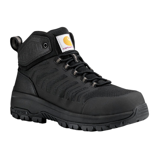 Carhartt Men's Dearborn Mid Fabric Composite Toe Work Boot - Black - FZ5381-M 7 / Medium / Black - Overlook Boots