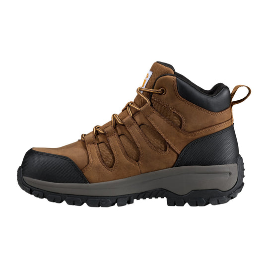 Carhartt Men's Dearborn Mid Waterproof Composite Toe Work Boot - Brown - FZ5385-M - Overlook Boots