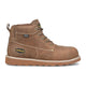 Carolina Men's Socket 5" EZ-ON Aluminum Toe Waterproof Work Boot - Brown - CA2572 - Overlook Boots