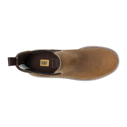 Cat Men's Reclaimer Wedge Soft Toe Waterproof Chelsea Work Boot - Pyramid - P51125 - Overlook Boots