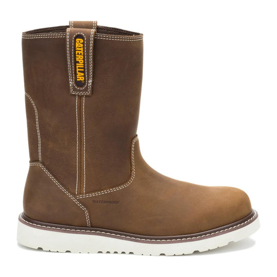 Cat Men's Reclaimer Wedge 10" Soft Toe Waterproof Wellington Work Boot - Pyramid - P51127 - Overlook Boots