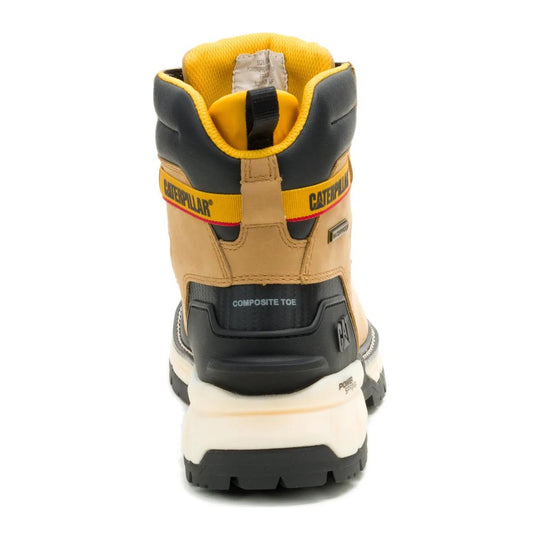 Cat Men's Excavator Power Spring 6" Composite Toe Waterproof Work Boot - Honey - P91825 - Overlook Boots