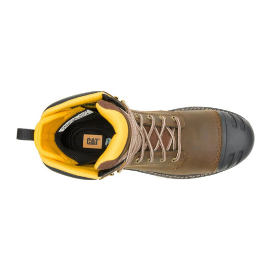 Cat Men's Excavator Power Spring 6" Composite Toe Waterproof Work Boot - Pyramid - P91826 - Overlook Boots