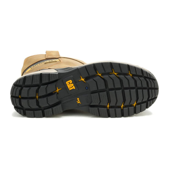 Cat Men's Excavator Power Spring Composite Toe Waterproof Wellington Work Boot - Pyramid - P91832 - Overlook Boots