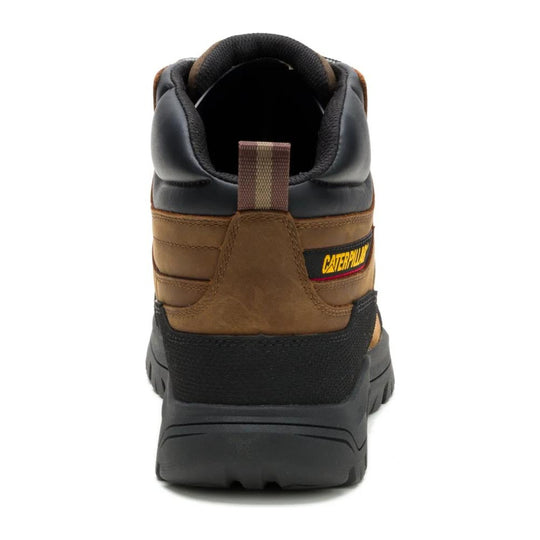 Cat Men's Brickline Steel Toe Waterproof Work Boot - Real Brown - P91871 - Overlook Boots