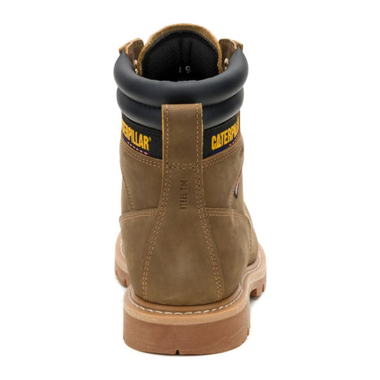 Cat Men's Second Shift USA 6" Steel Toe Waterproof Work Boot - Pyramid - P91875 - Overlook Boots