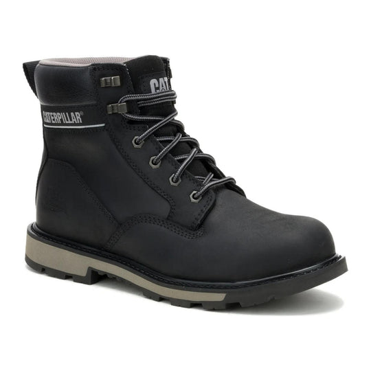Cat Men's 247 6" Steel Toe Work Boot - Black - P91883 6 / Medium / Black - Overlook Boots