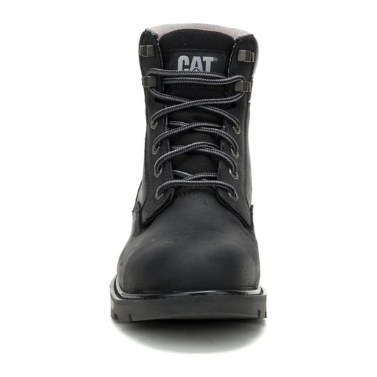 Cat Men's 247 6" Steel Toe Work Boot - Black - P91883 - Overlook Boots