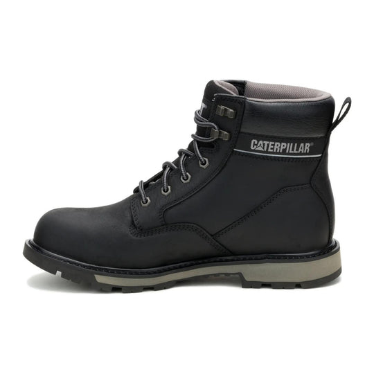 Cat Men's 247 6" Steel Toe Work Boot - Black - P91883 - Overlook Boots