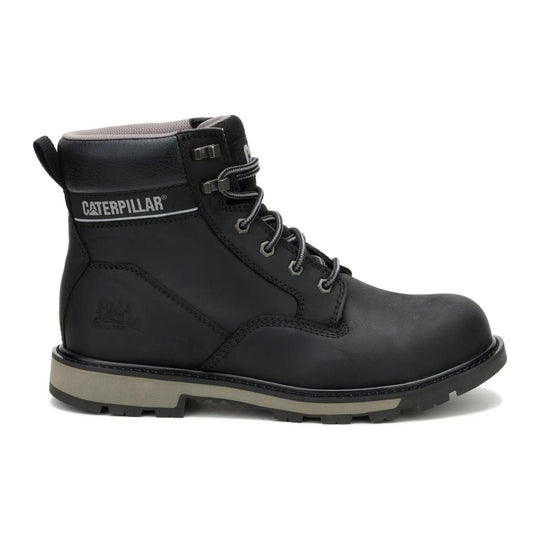 Cat Men's 247 6" Steel Toe Work Boot - Black - P91883 - Overlook Boots