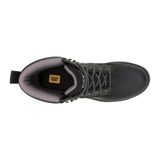 Cat Men's 247 6" Steel Toe Work Boot - Black - P91883 - Overlook Boots