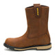Cat Men's 247 10" Steel Toe Wellington Work Boot - Dark Brown - P91887 - Overlook Boots