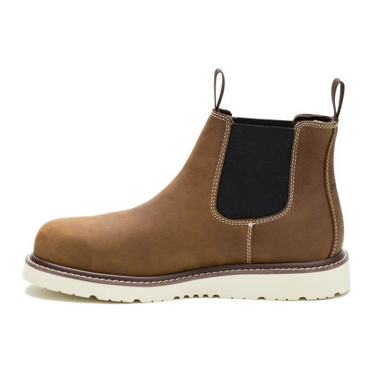 Cat Men's Reclaimer Wedge Steel Toe Waterproof Chelsea Work Boot - Pyramid - P91897 - Overlook Boots