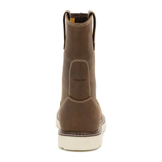 Cat Men's Reclaimer Wedge 10" Steel Toe Waterproof Wellington Work Boot - Pyramid - P91900 - Overlook Boots