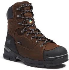 Timberland PRO Men's Endurance EV CSA 8" Composite Toe Waterproof Puncture Resistant Work Boot - Brown - TB0A67TQEM4 7 / Medium / Brown - Overlook Boots