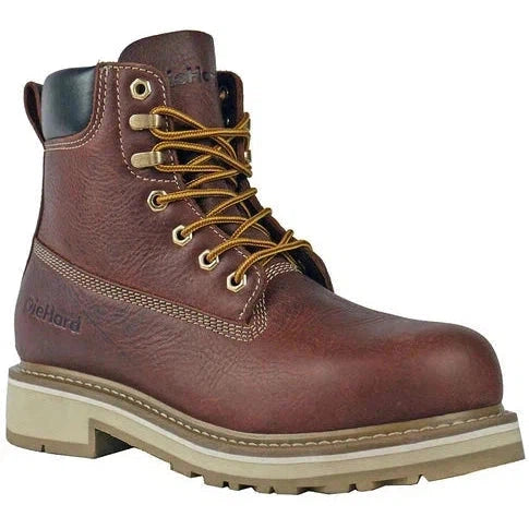 DieHard Crusader Bota de Trabajo para Hombre, Punta Compuesta, Que Absorbe la Humedad - Vino - DH60260