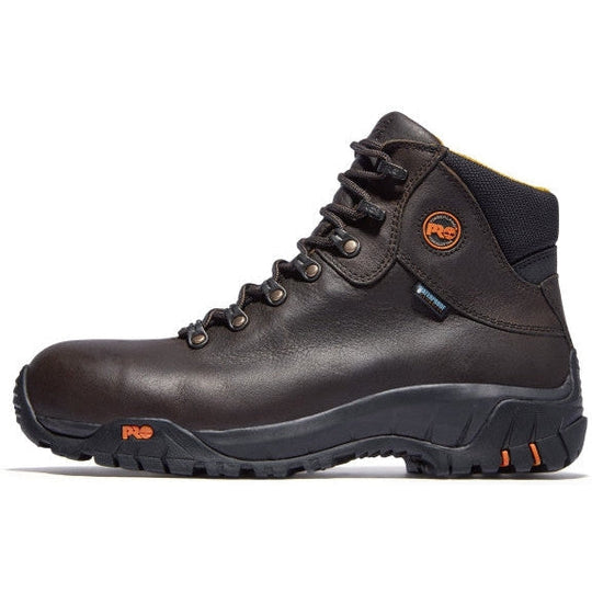 Timberland PRO Men's TiTAN Trekker Alloy Toe Waterproof Work Boot - Dark Brown - TB185520214 - Overlook Boots