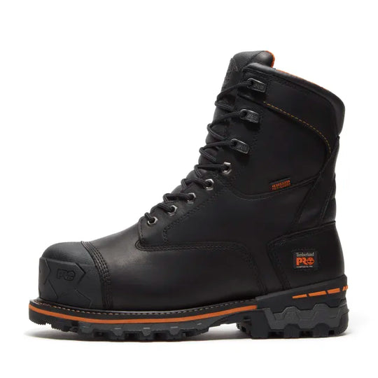 Timberland Pro Men's Boondock 8" Comp Toe WP 200G Ins. Work Boot - Black - TB0A5MA1W021 - Overlook Boots