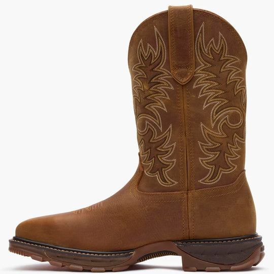 Durango Men's Maverick XP 11" Steel Toe Waterproof Pull-On Work Boot - Rawhide Brown - DDB0545 - Overlook Boots