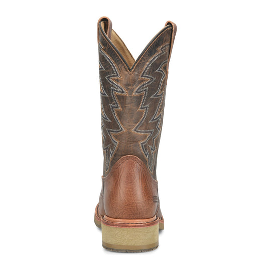 Double H Men's Branch 11" Union Built Steel Toe Roper Western Work Boot - Brown - DH4692 - Overlook Boots