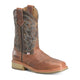 Double H Men's Branch 11" Union Built Steel Toe Roper Western Work Boot - Brown - DH4692 7.5 / Medium / Brown - Overlook Boots