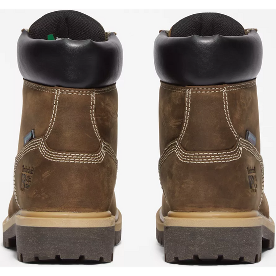 Timberland PRO Women's Direct Attach 6" Steel Toe Waterproof 200G Insulated Work Boot - Brown - TB1A2QX7214 - Overlook Boots
