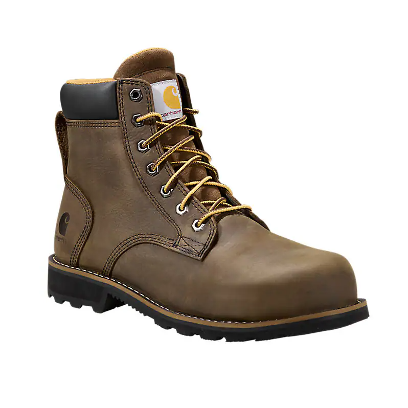 Carhartt Men's Frontier 6" Composite Toe Water Resistant Boot- Brown- FN6365-M 7 / Medium / Dark Brown - Overlook Boots