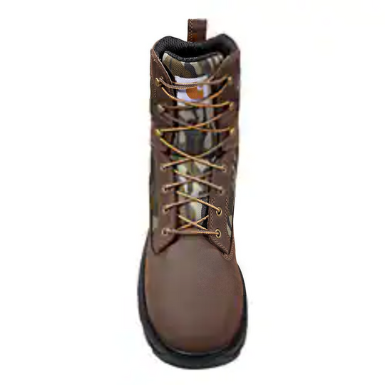 Carhartt Men's Ironwood Camo 8" Soft Toe Waterproof Work Boot -Mossy Oak- FT8002-M - Overlook Boots