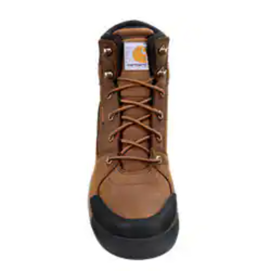 Carhartt Men's Force HD 6" Soft Toe Waterproof Work Boot- Brown- FX6103-M - Overlook Boots