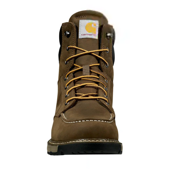 Carhartt Men's Millbrook 6" Nano Toe Waterproof Wedge Work Boot -Brown- FM6423-M - Overlook Boots