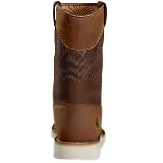 Carhartt Men's 10" Soft Toe Waterproof Wedge Wellington Work Boot -Brown- FW1032-M - Overlook Boots