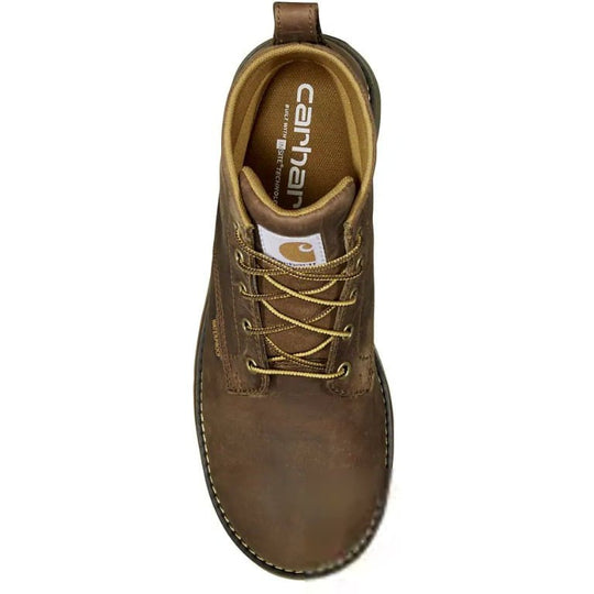 Carhartt Men's Millbrook Soft Toe Waterproof Wedge Work Boot -Brown- FM5004-M - Overlook Boots