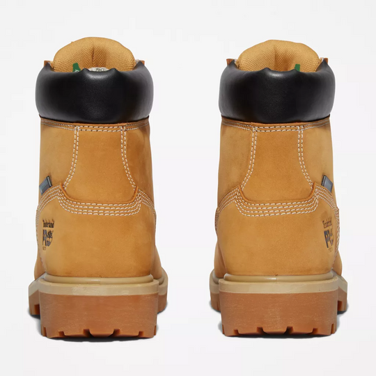 Timberland PRO Women's Direct Attach 6" Steel Toe Waterproof 200G Insulated Work Boot - Wheat - TB1A2QVU231 - Overlook Boots