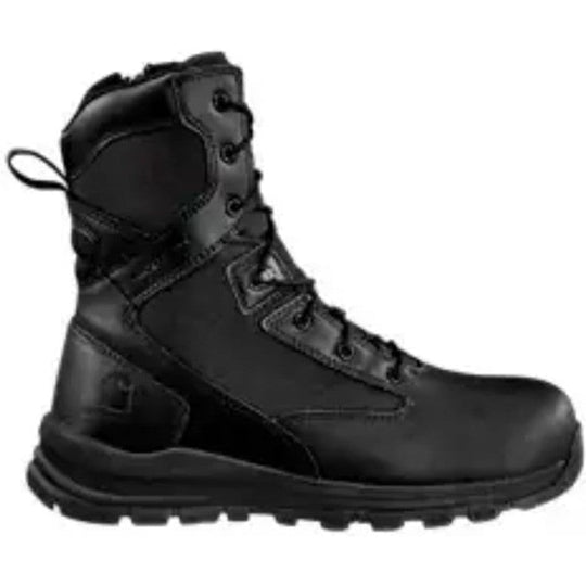Carhartt Men's Gilmore 8" Nano Toe Waterproof Side Zipper Hiker Duty Boot -Black- FH8421-M 7 / Medium / Black - Overlook Boots