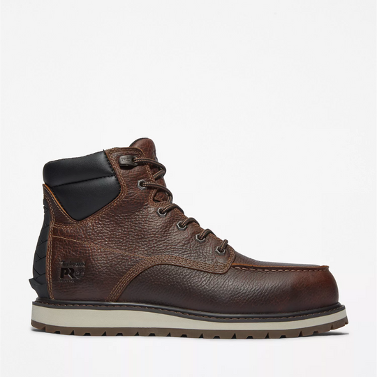 Timberland Pro Men's Irvine 6" Alloy Toe Work Boot -Brown- TB1A44UP214 - Overlook Boots