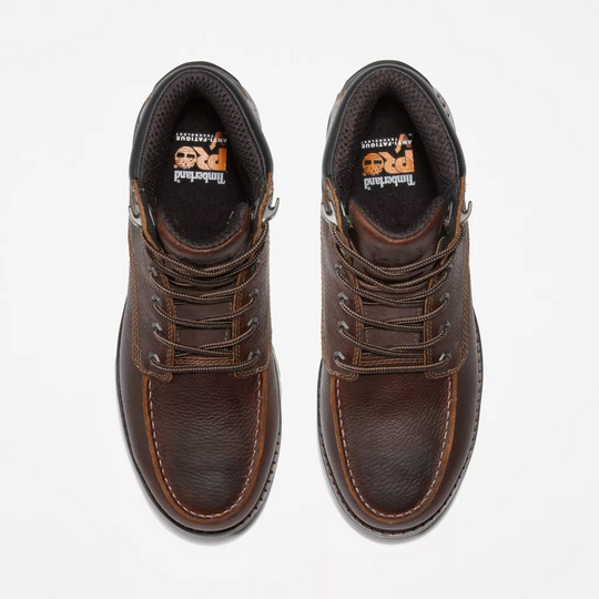 Timberland Pro Men's Irvine 6" Alloy Toe Work Boot -Brown- TB1A44UP214 - Overlook Boots