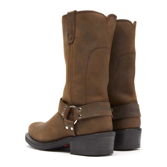 Durango Men's Harness 11" Soft Toe Pull-On Boot - Distressed Brown - DB594 - Overlook Boots