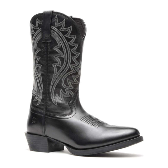 Durango Shyloh Bota Vaquera para Hombre, 12 Pulgadas, Punta R - Polished Black Onyx - DDB0485