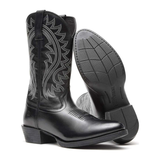 Durango Shyloh Bota Vaquera para Hombre, 12 Pulgadas, Punta R - Polished Black Onyx - DDB0485 - Imagen 6