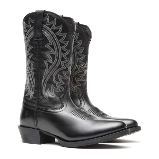 Durango Shyloh Bota Vaquera para Hombre, 12 Pulgadas, Punta R - Polished Black Onyx - DDB0485 - Imagen 4