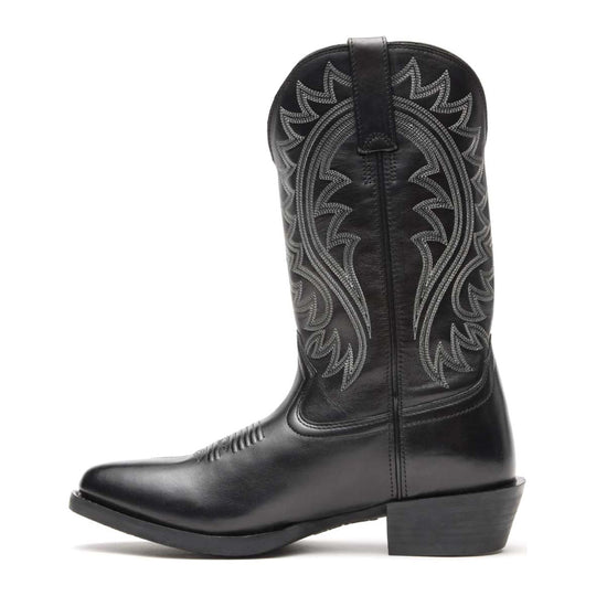 Durango Shyloh Bota Vaquera para Hombre, 12 Pulgadas, Punta R - Polished Black Onyx - DDB0485 - Imagen 2