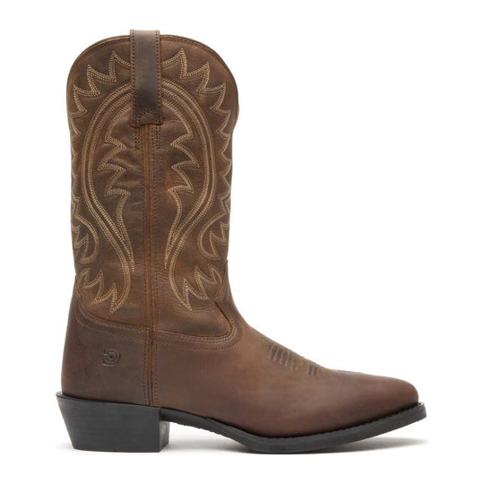 Durango Men's Shyloh 12" R Toe Western Boot - Frontier Brown - DDB0487 - Overlook Boots