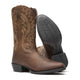 Durango Men's Shyloh 12" R Toe Western Boot - Frontier Brown - DDB0487 - Overlook Boots